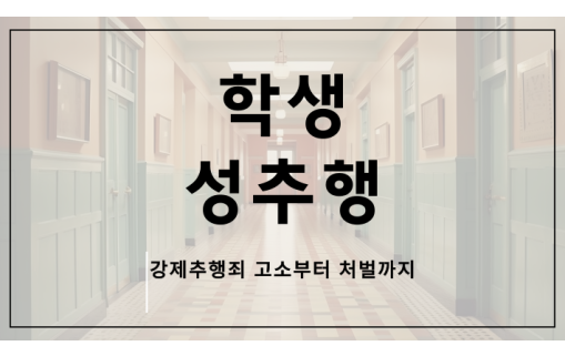 중학생 성추행 고소, 처벌, 학폭위