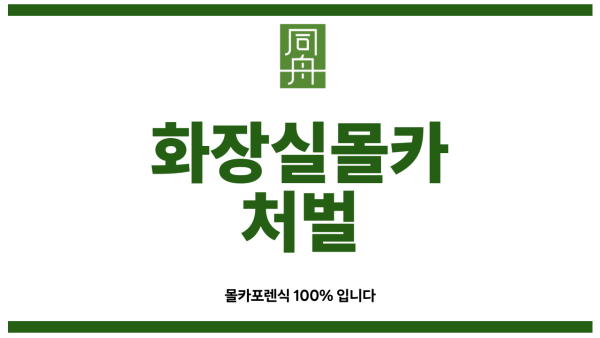 여자화장실몰카