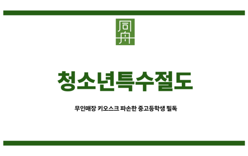 청소년특수절도