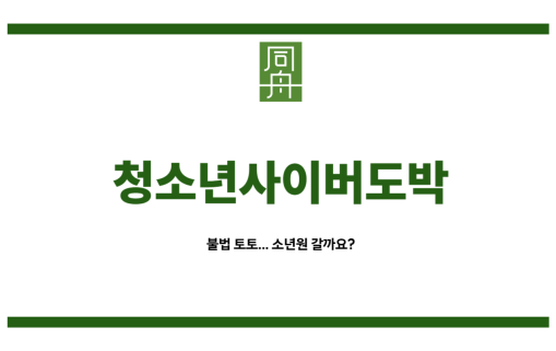 청소년사이버도박