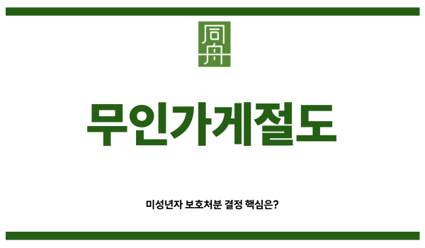 무인가게절도