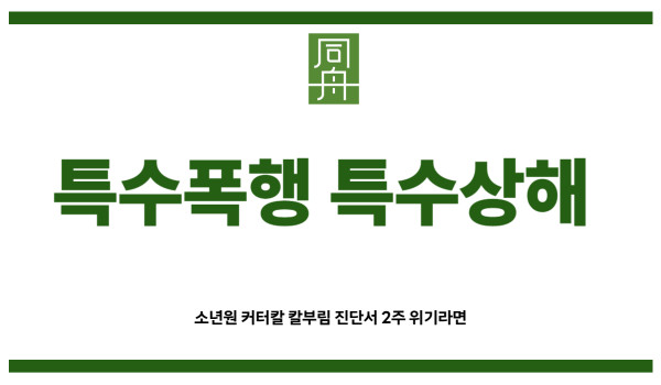 특수폭행 특수상해