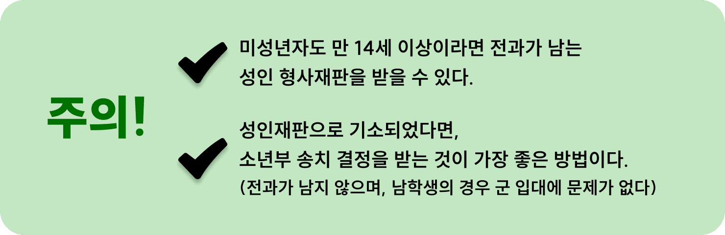 조력절차-정식재판주의점